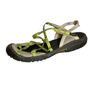 Jambu All Terra Size 7 Melon Lime Shoes Sandals Water Hiker Walker Sport